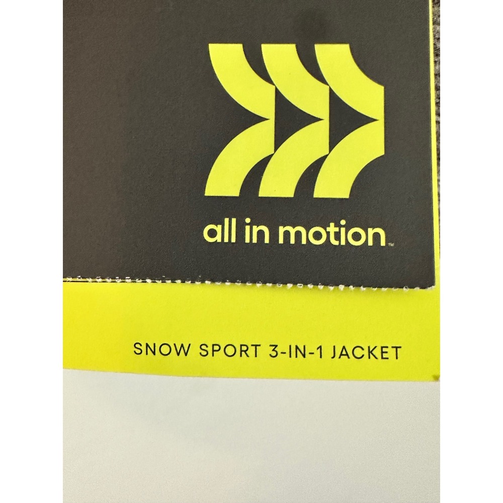 All in Motion Kids Gray Snow Sport 3-in-1 Jacket Size‎ L 10 12 - Picture 5 of 7